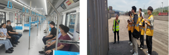 帶領(lǐng)輪崗員工參觀(guān)江跳線(xiàn) 輪崗員工前往南涪公司學(xué)習(xí)貨運(yùn)知識(shí).png